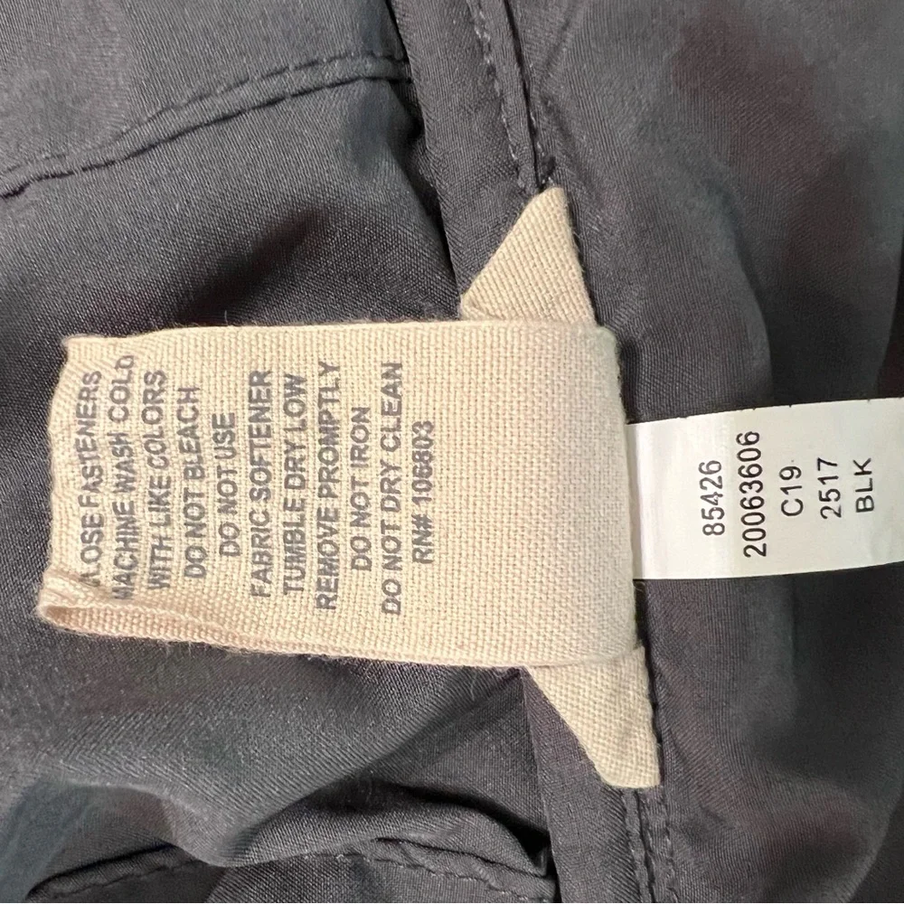 Duluth Trading Men’s Quilted Insulated Hooded Jacket Black Size Large
